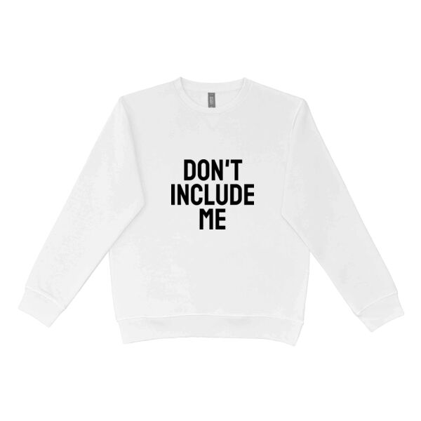 Don't Include Me BOLD - Urban Collab Mens The Broad Crewneck Thumbnail