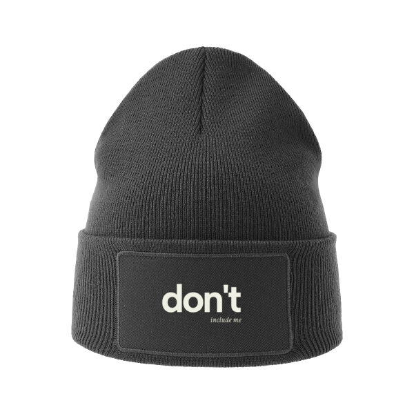don't - Patch Beanie Thumbnail