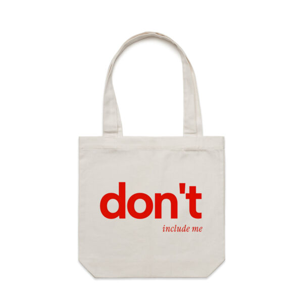 don't - AS Colour Carrie Tote Bag  Thumbnail
